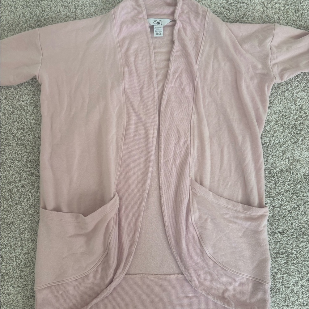 Athleta Girl Wrap N Roll Sweatshirt 2.0 Pink Girls XXL